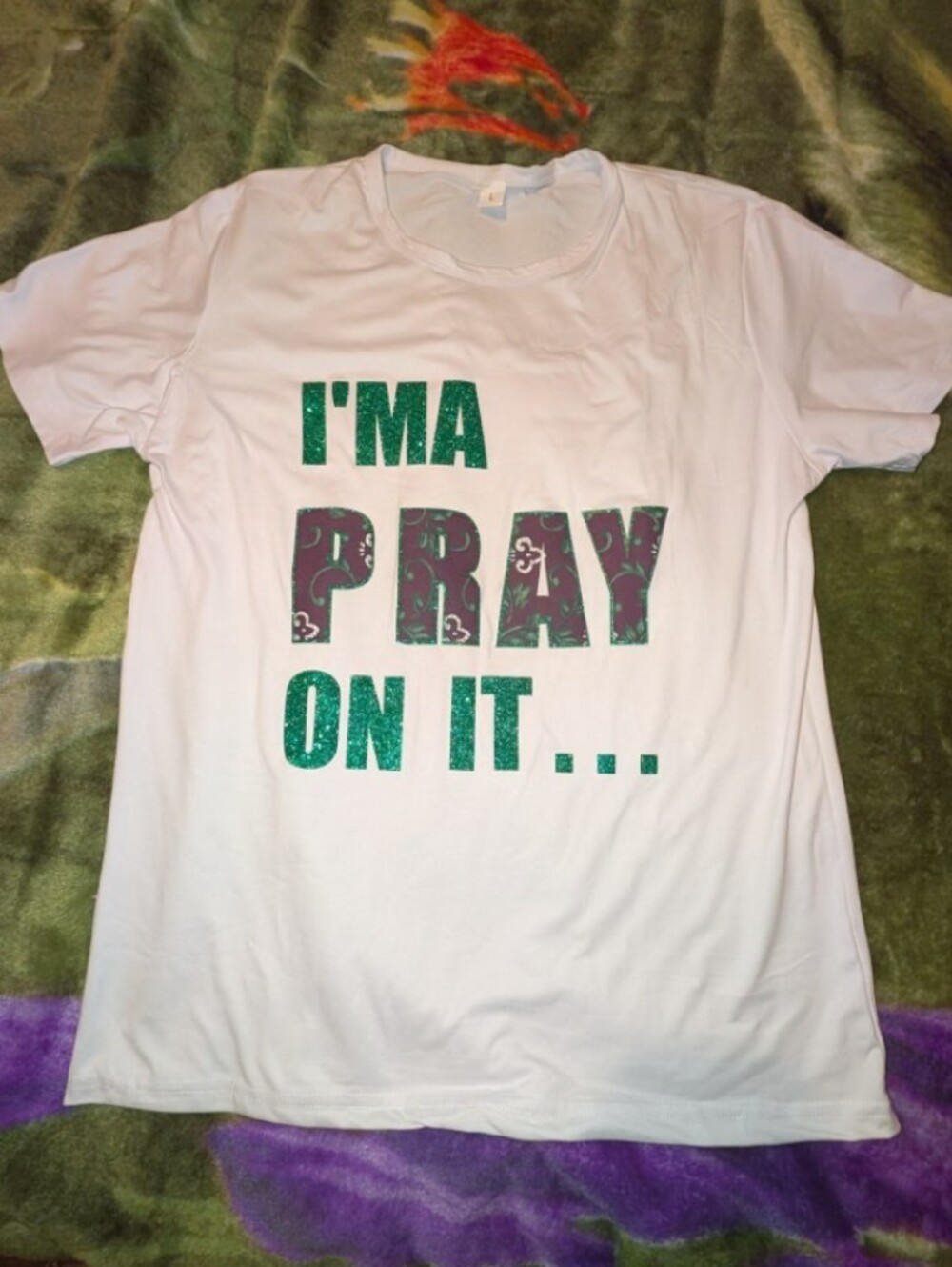 Kids Pink 'I'm a Party — On It' Graphic Tee White